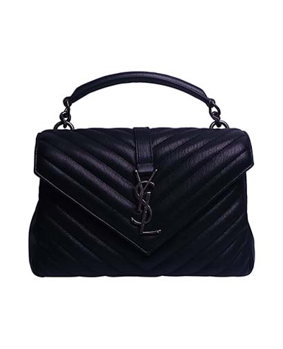 College Bag Chevon Matelasse, front view